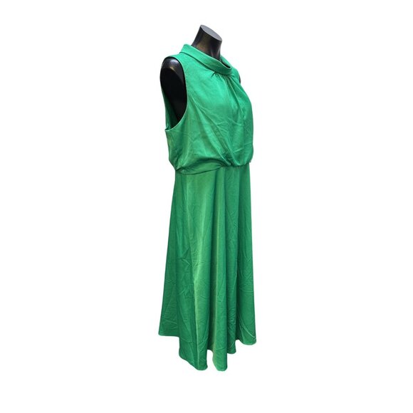 Karl Lagerfeld Sleeveless Green Maxi Dress - Picture 4 of 9
